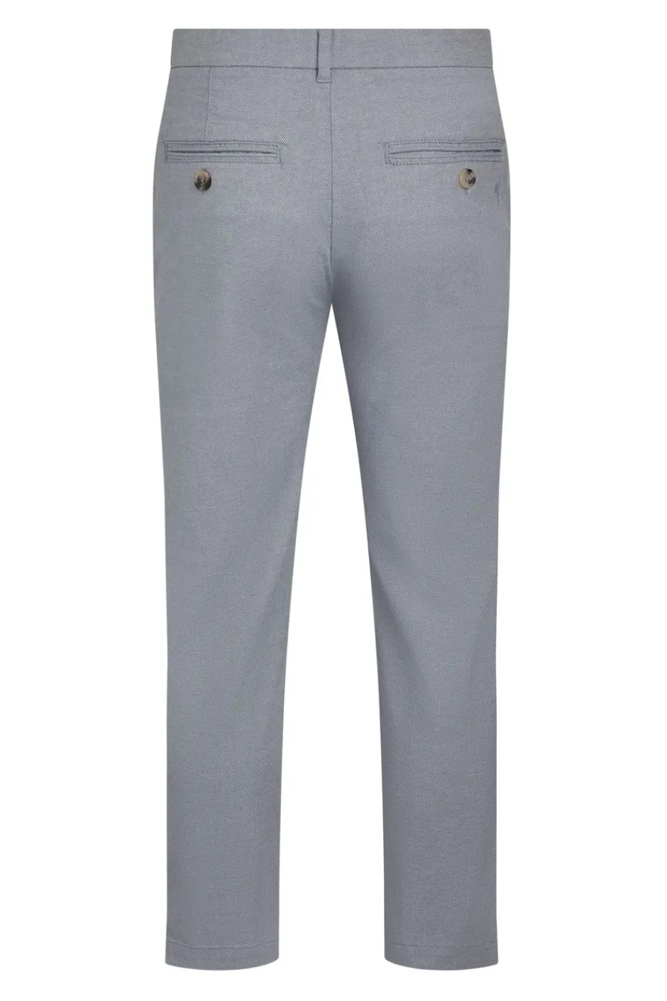 Weird Fish Trousers & Jeans|Charleigh Textured Chino Trousers Denim Blue