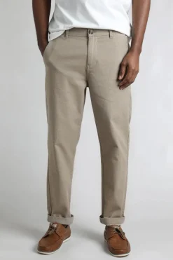 Weird Fish Trousers & Jeans|Charleigh Textured Chino Trousers Stone