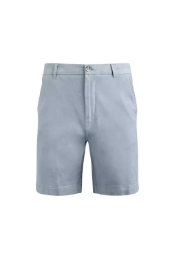 Weird Fish Shorts|Charleston Textured Chino Shorts Denim Blue