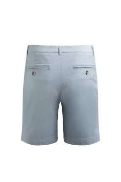 Weird Fish Shorts|Charleston Textured Chino Shorts Denim Blue