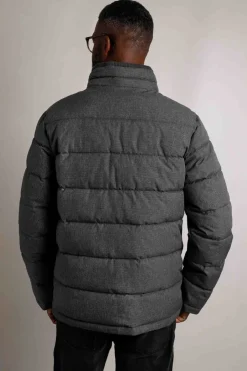 Weird Fish Coats, Jackets And Gilets|Charlestown Houndstooth Puffer Jacket Anthracite