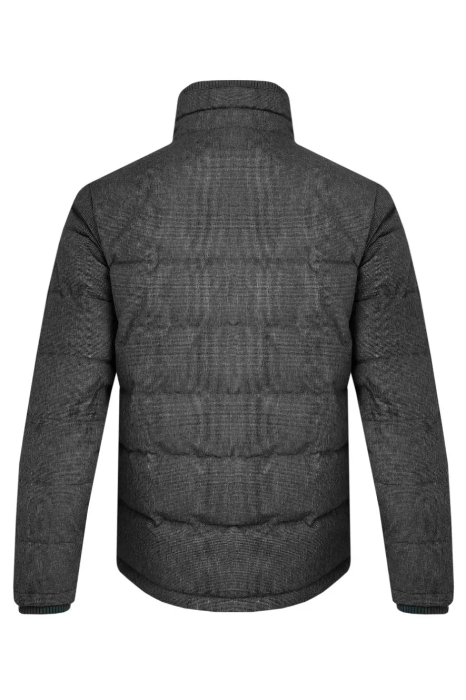 Weird Fish Coats, Jackets And Gilets|Charlestown Houndstooth Puffer Jacket Anthracite
