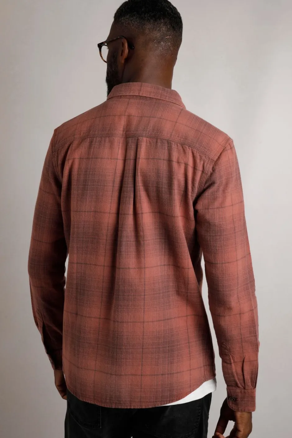 Weird Fish Shirts|Chester Organic Cotton Flannel Check Shirt Nut