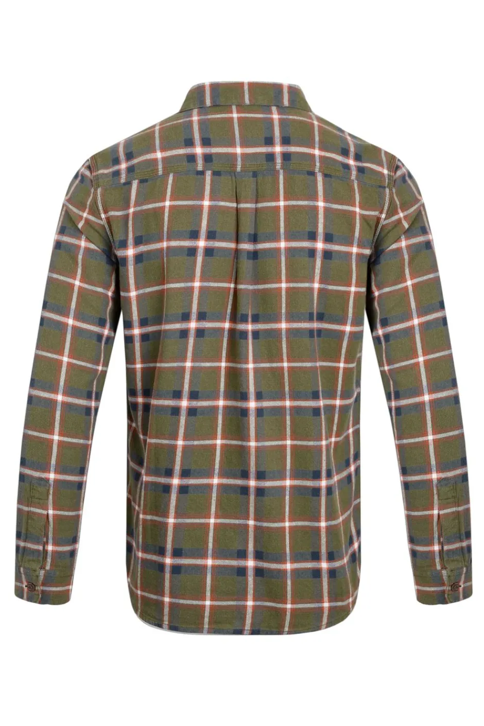Weird Fish Shirts|Chester Organic Cotton Flannel Check Shirt Celery
