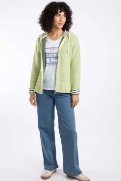 Weird Fish Sweatshirts & Hoodies|Chicoa Full Zip Eco Macaroni Hoodie Celery