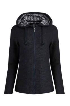 Weird Fish Sweatshirts & Hoodies|Chicoa Full Zip Eco Macaroni Hoodie Navy
