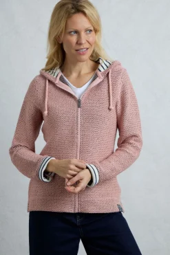 Weird Fish Sweatshirts & Hoodies|Chicoa Full Zip Eco Macaroni Hoodie Pink