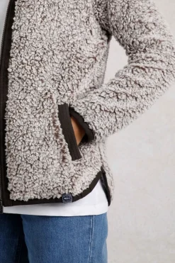 Weird Fish Fleece|Clove Cosy Full Zip Fleece Bronze