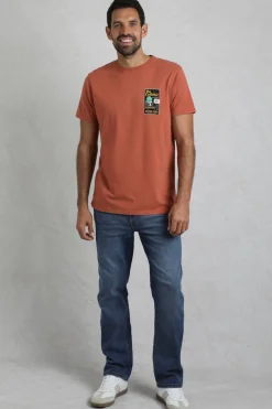 Weird Fish T-Shirts|Codfather Heritage Wash Artist T-Shirt Baked Clay