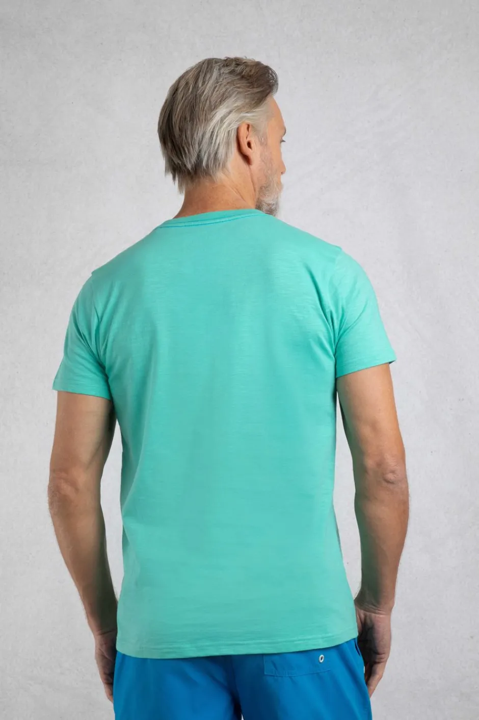 Weird Fish T-Shirts|Coordinates Eco Front Print Graphic T-Shirt Aqua Marine