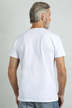 Weird Fish T-Shirts|Coordinates Eco Front Print Graphic T-Shirt White