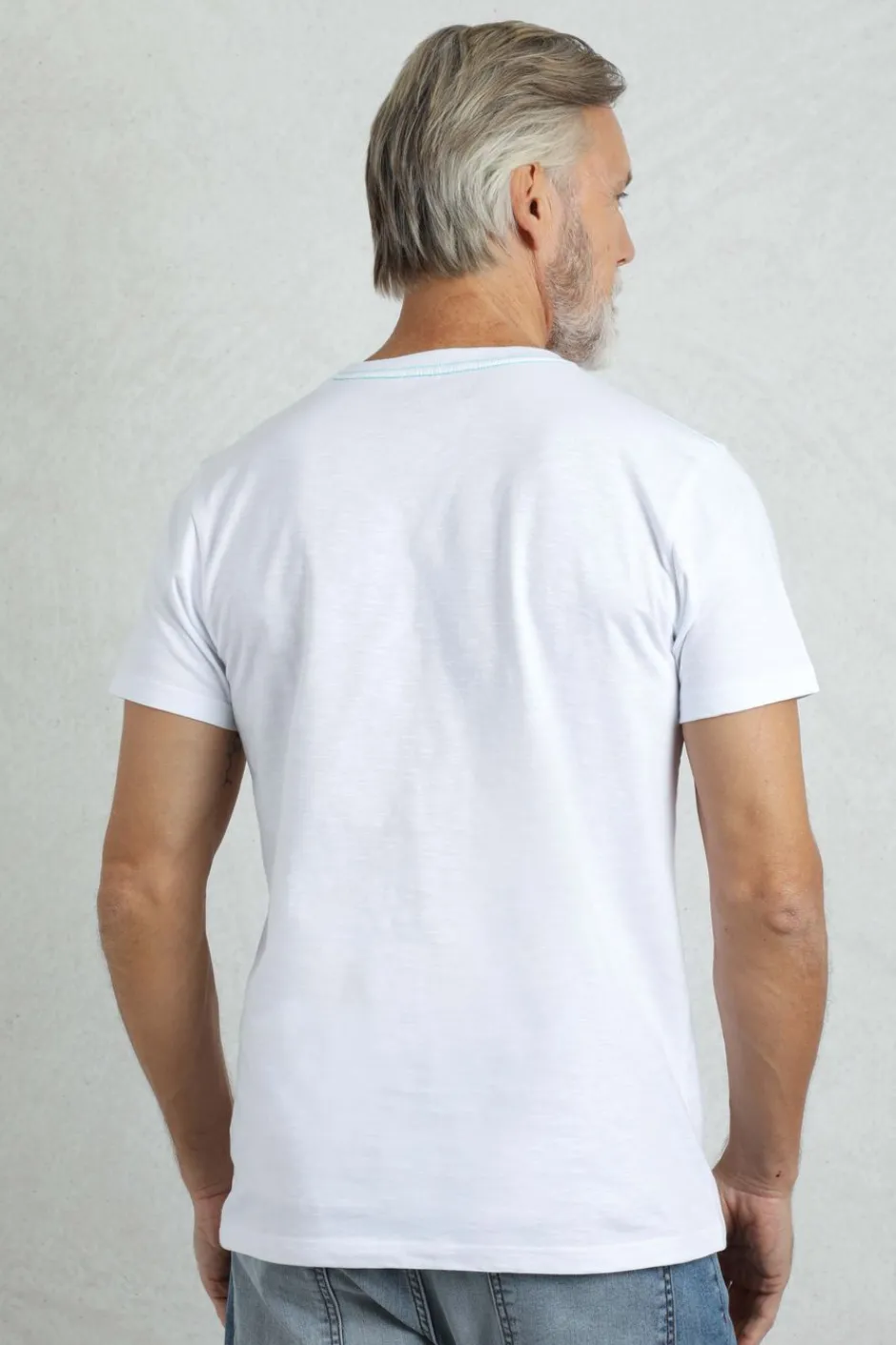 Weird Fish T-Shirts|Coordinates Eco Front Print Graphic T-Shirt White
