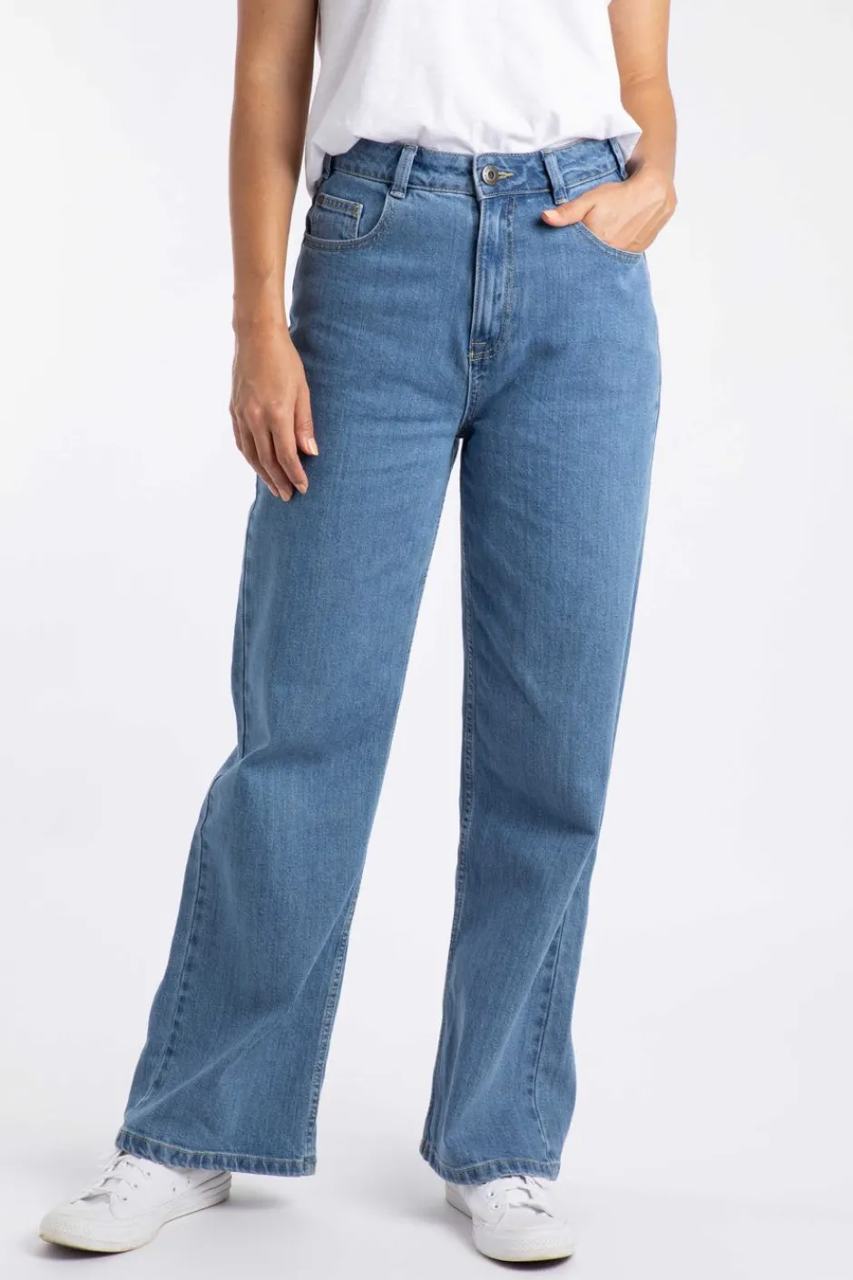 Weird Fish Leggings|Jumpsuits & Playsuits|Corine Wide Leg Jeans Denim