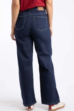 Weird Fish Leggings|Jumpsuits & Playsuits|Corine Wide Leg Denim Jeans Dark Denim