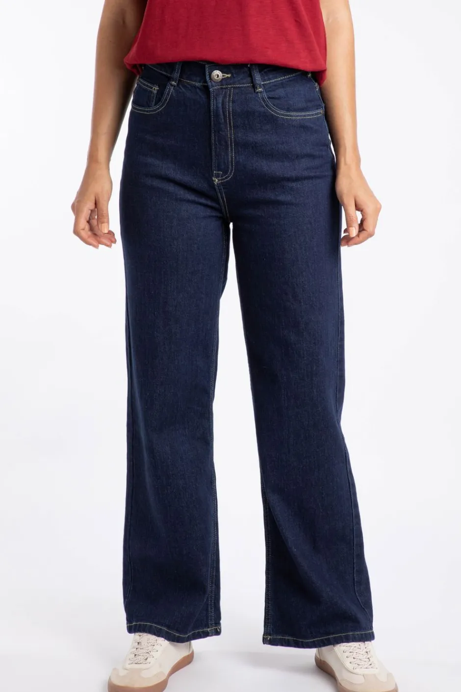 Weird Fish Leggings|Jumpsuits & Playsuits|Corine Wide Leg Denim Jeans Dark Denim