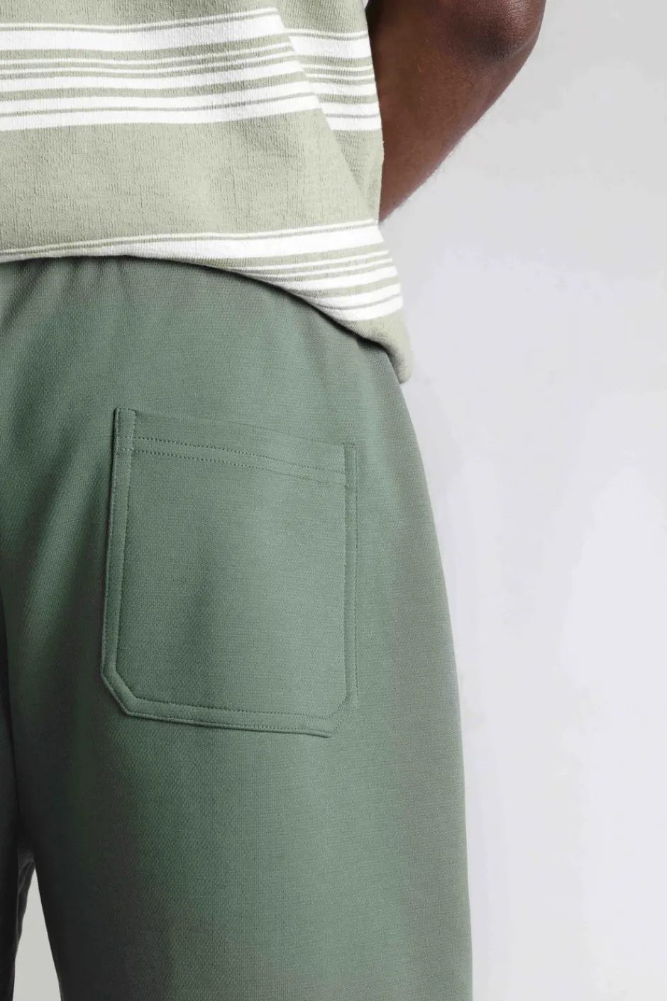 Weird Fish Shorts|Crawford Organic Cotton Loopback Shorts Army Green
