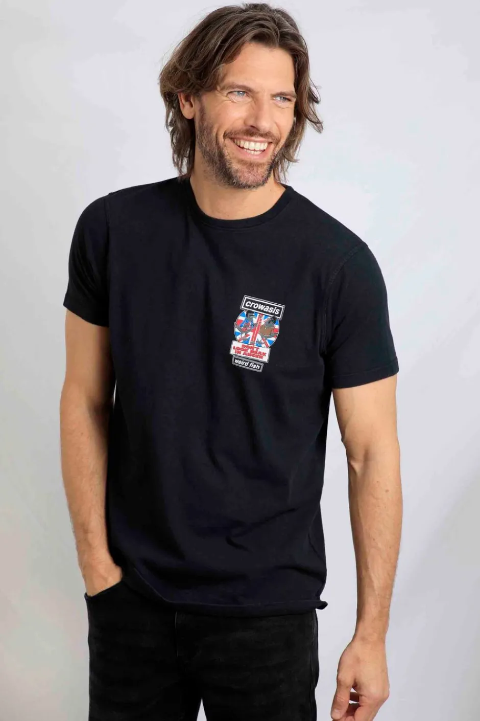 Weird Fish T-Shirts|Crowasis Artist T-Shirt Black