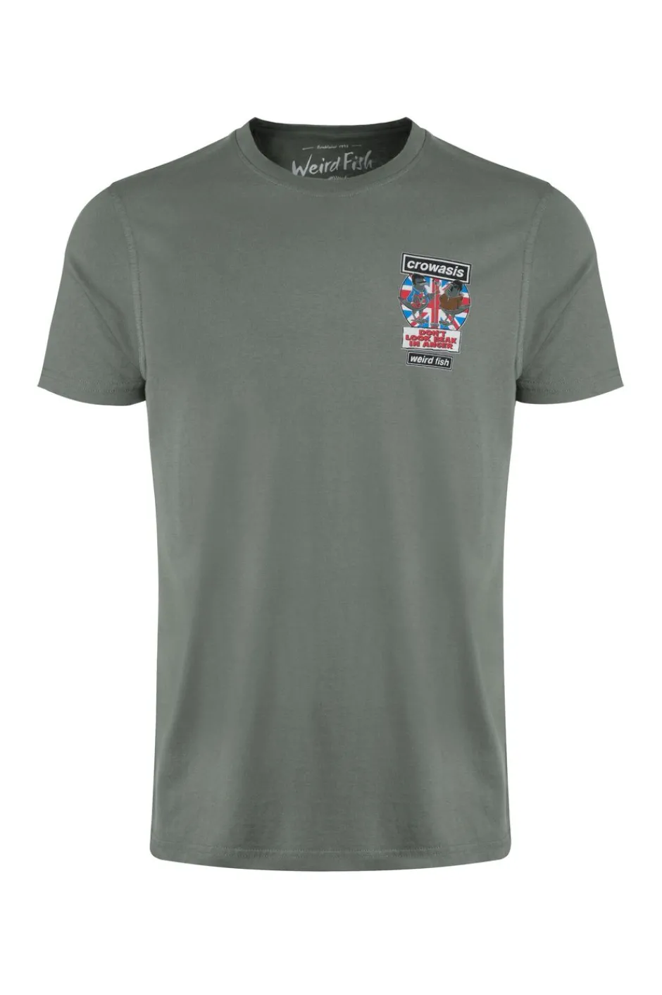 Weird Fish T-Shirts|Crowasis Artist T-Shirt Storm Grey