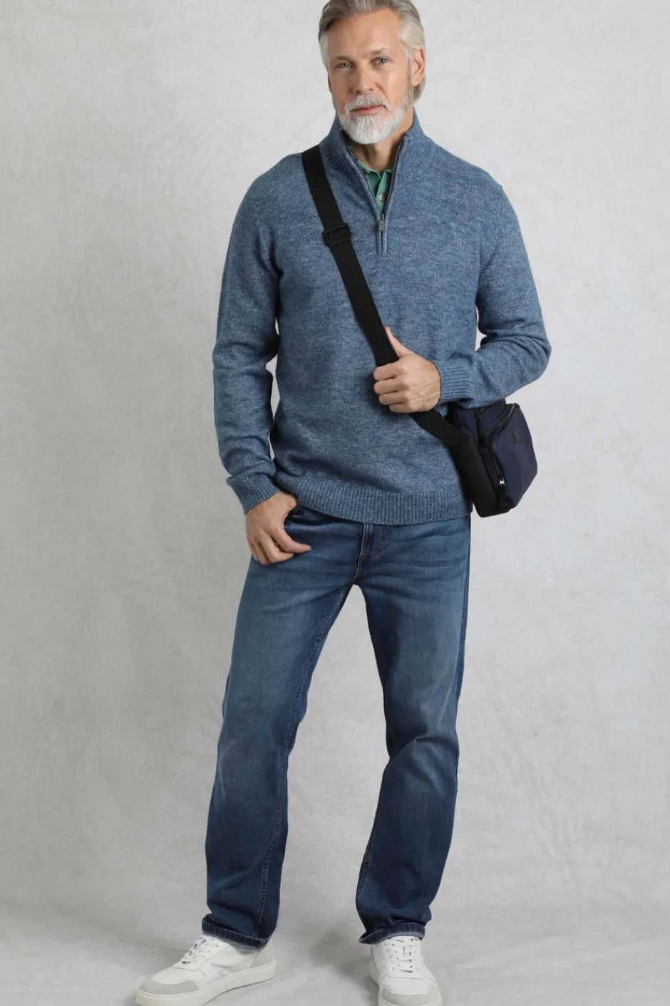 Weird Fish Caps & Scarves|Scarves & Caps|Crowley Commuter Crossbody Bag Navy