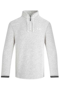 Weird Fish Sweatshirts & Hoodies|Cruiser 1/4 Zip Eco Macaroni Ecru
