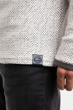 Weird Fish Sweatshirts & Hoodies|Cruiser 1/4 Zip Eco Macaroni Ecru
