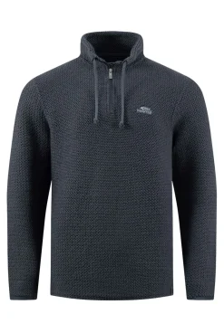 Weird Fish Sweatshirts & Hoodies|Cruiser 1/4 Zip Eco Macaroni Navy