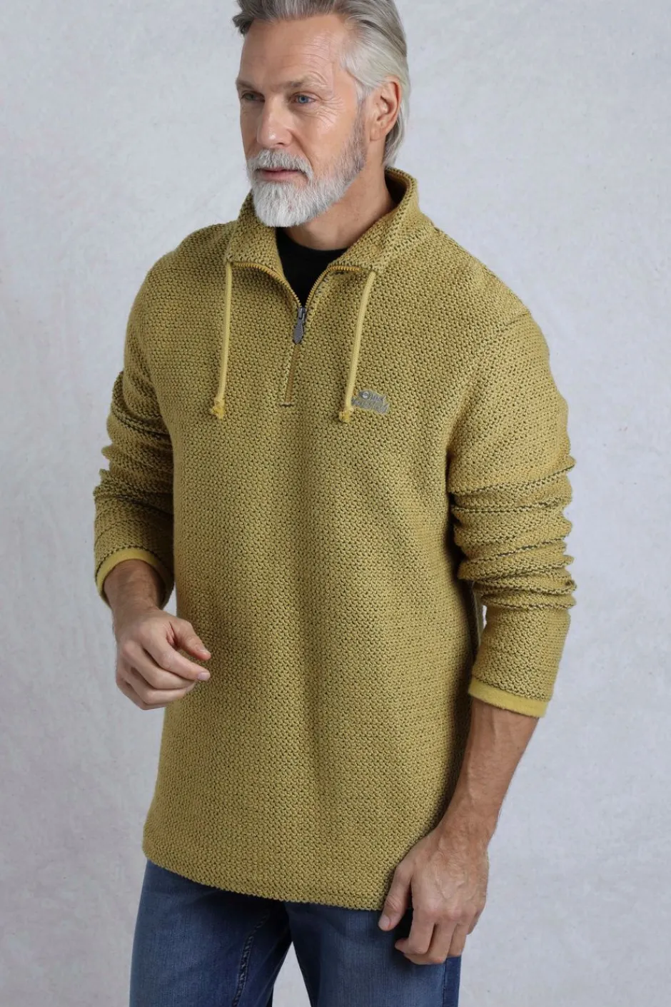 Weird Fish Sweatshirts & Hoodies|Cruiser 1/4 Zip Eco Macaroni Antique Moss