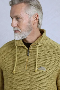 Weird Fish Sweatshirts & Hoodies|Cruiser 1/4 Zip Eco Macaroni Antique Moss