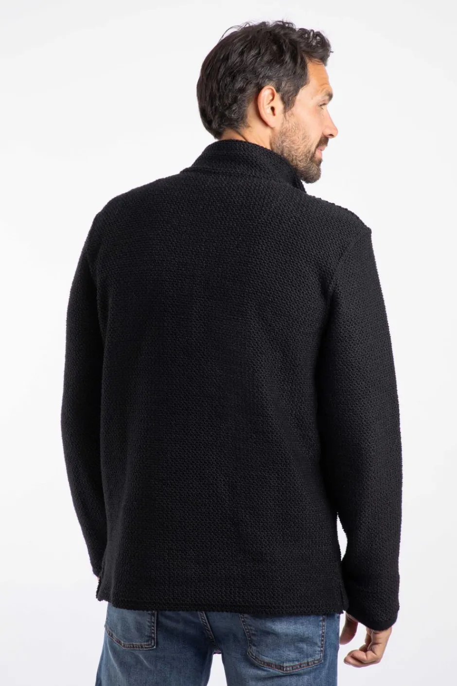 Weird Fish Sweatshirts & Hoodies|Cruiser 1/4 Zip Eco Macaroni Sweatshirt Black
