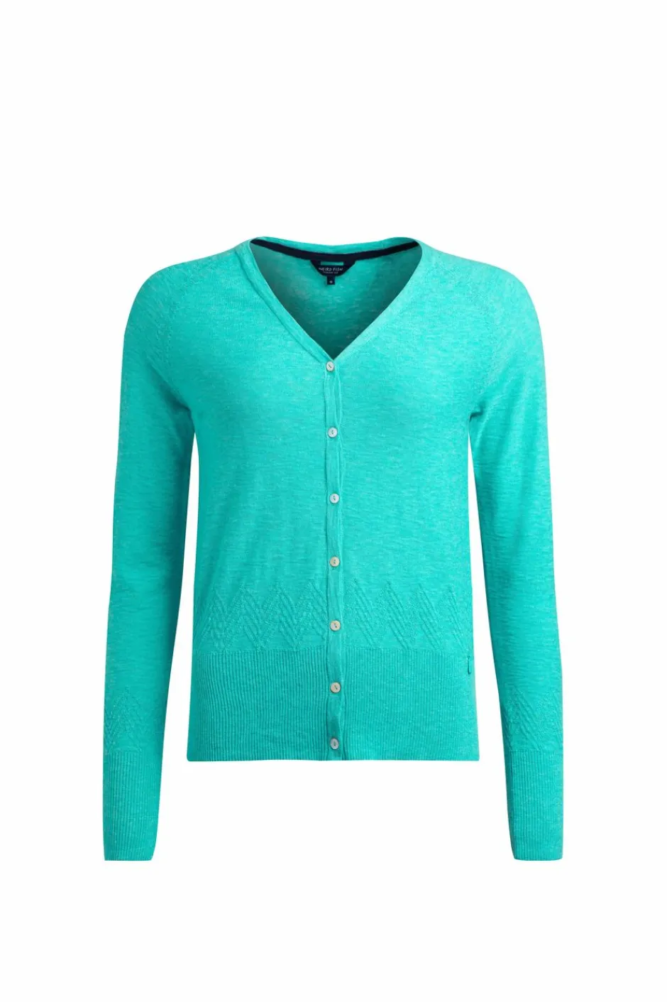 Weird Fish Jumpers & Cardigans|Knitwear|Curran Lightweight Cardigan Blue
