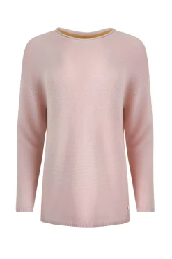 Weird Fish Jumpers & Cardigans|Knitwear|Dalla Knitted Crew Neck Jumper Pink