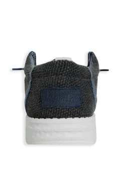 Weird Fish Caps & Scarves|Scarves & Caps|Danio Canvas Lace Slip On Shoes Navy