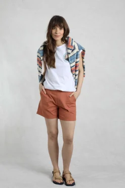 Weird Fish Shorts|Deeley Ripstop Shorts Auburn