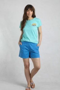 Weird Fish Shorts|Deeley Ripstop Shorts Azure