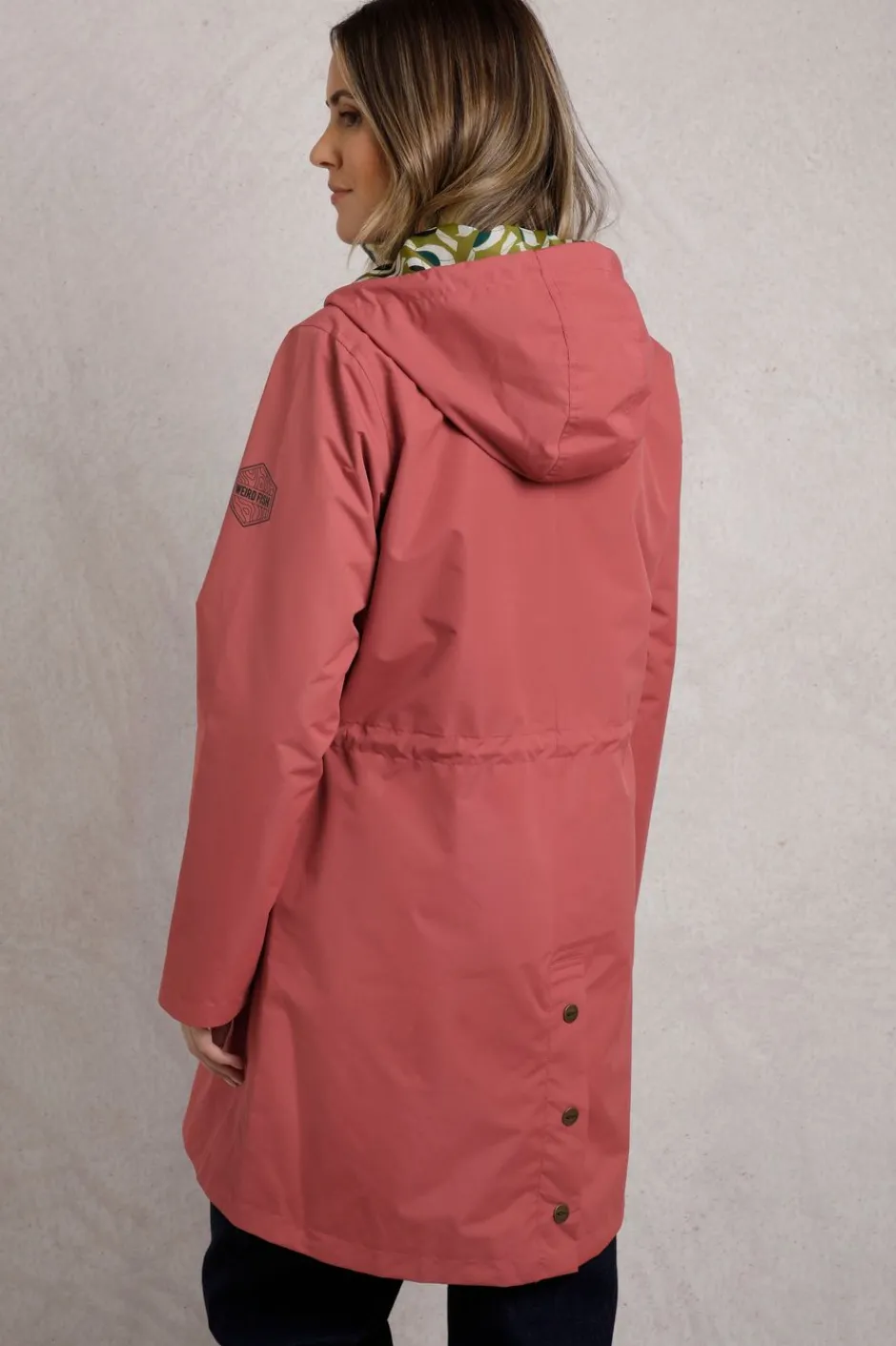Weird Fish Coats, Jackets And Gilets|Delara Showerproof Jacket Desert Rose