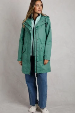 Weird Fish Coats, Jackets And Gilets|Delara Showerproof Jacket Dark Jade
