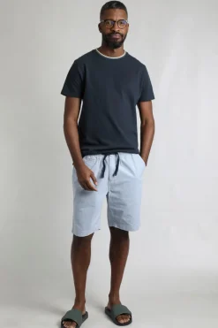 Weird Fish Shorts|Dewey Stripe Shorts Ecru