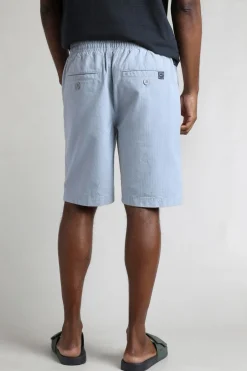 Weird Fish Shorts|Dewey Stripe Shorts Ecru