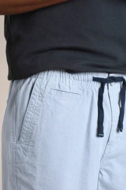 Weird Fish Shorts|Dewey Stripe Shorts Ecru