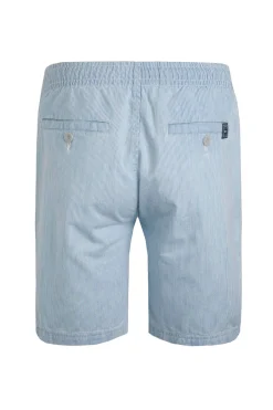 Weird Fish Shorts|Dewey Stripe Shorts Ecru