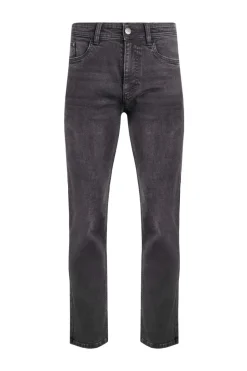 Weird Fish Trousers & Jeans|Eddie Straight Leg Denim Jeans Washed Black