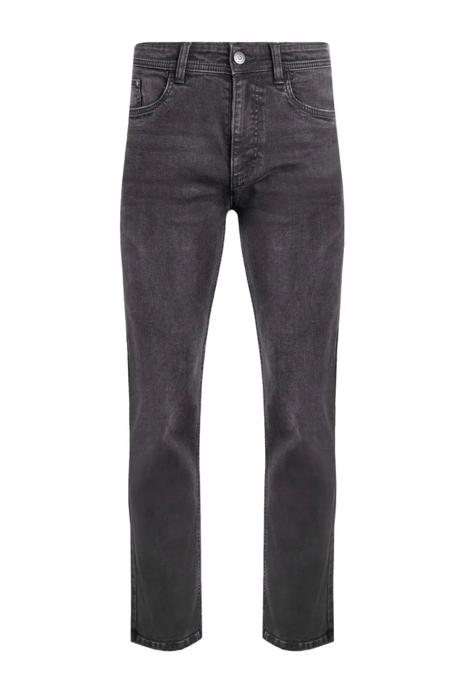 Weird Fish Trousers & Jeans|Eddie Straight Leg Denim Jeans Washed Black