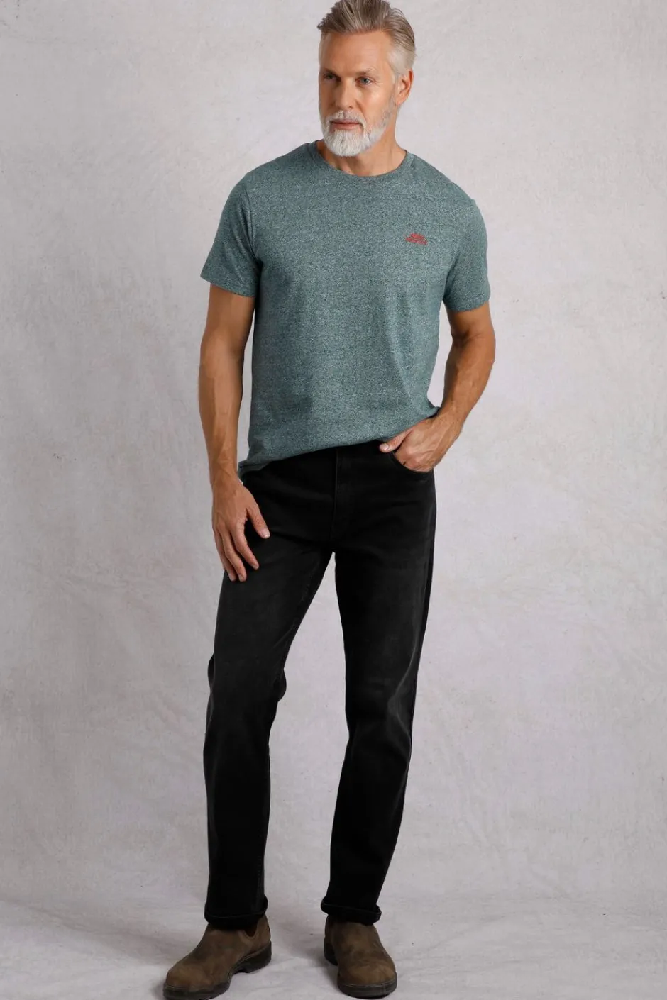 Weird Fish Trousers & Jeans|Eddie Straight Leg Denim Jeans Washed Black