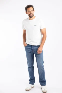 Weird Fish Trousers & Jeans|Eddie Straight Leg Denim Jeans Indigo