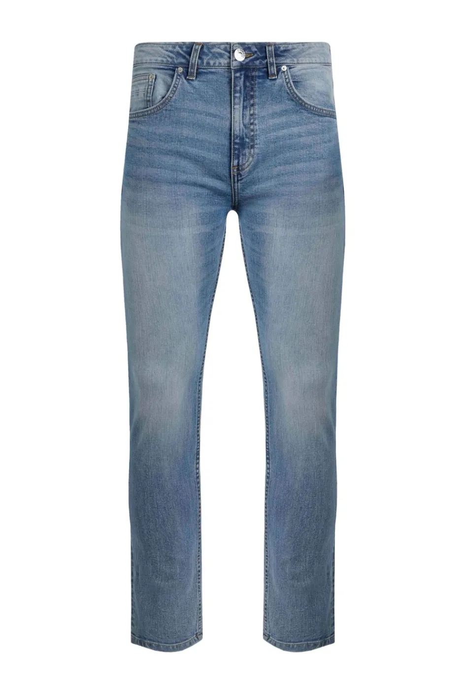 Weird Fish Trousers & Jeans|Eddie Straight Leg Jeans Denim