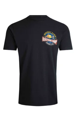 Weird Fish T-Shirts|Electric Carp Back Print Artist T-Shirt Black
