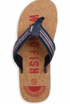 Weird Fish Caps & Scarves|Scarves & Caps|Englewood Cork Flip Flops Retro Red