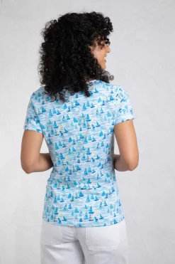 Weird Fish Tunics|Tops & T-Shirts|Ericak Organic Cotton Pocket T-Shirt Blue