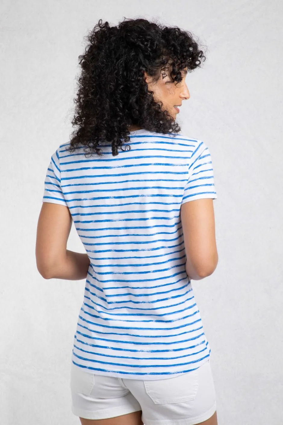 Weird Fish Tunics|Tops & T-Shirts|Ericak Organic Cotton Pocket T-Shirt Adriatic Blue