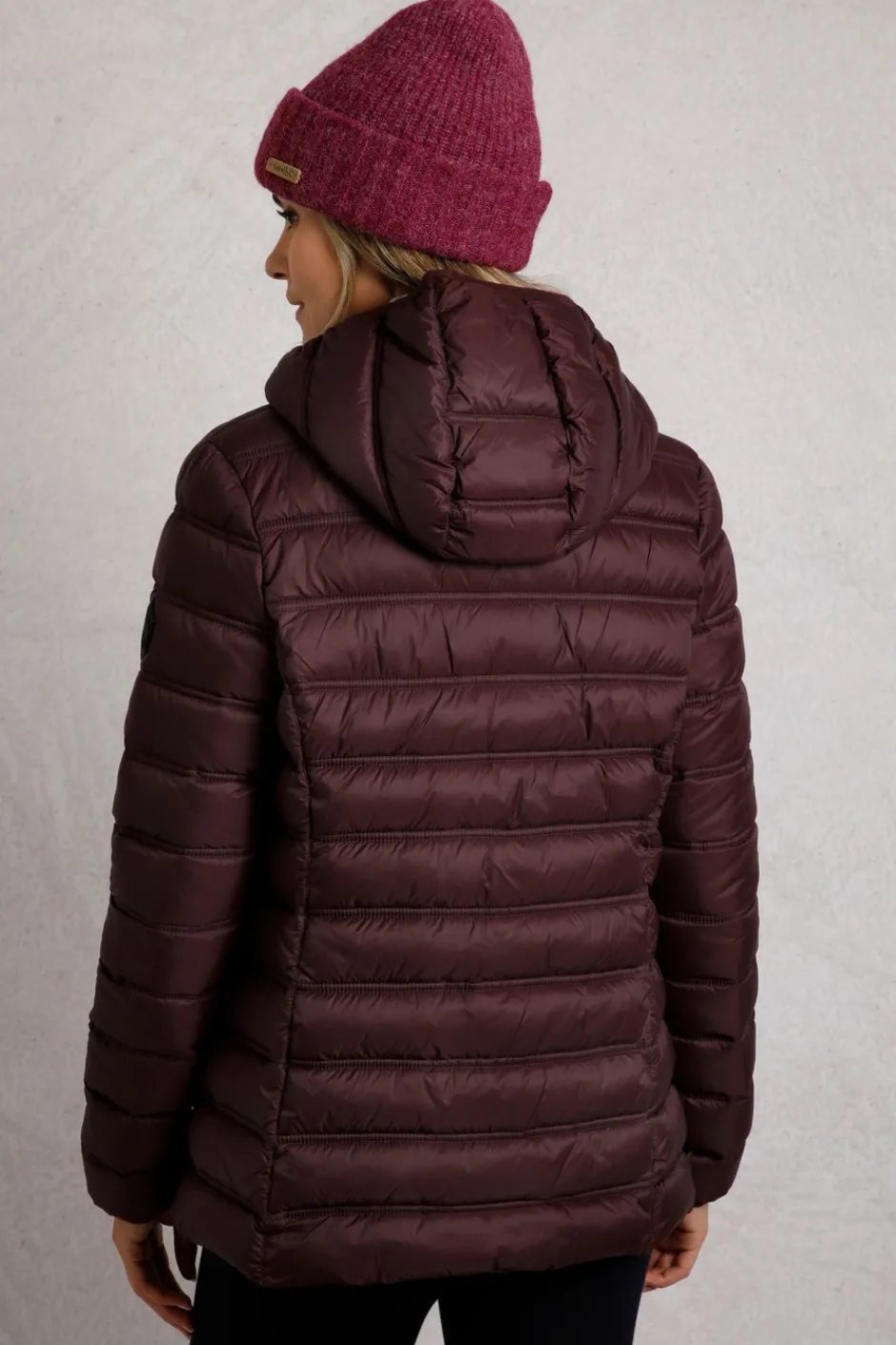 Weird Fish Coats, Jackets And Gilets|Eshka Lightweight Padded Jacket Mulled Wine